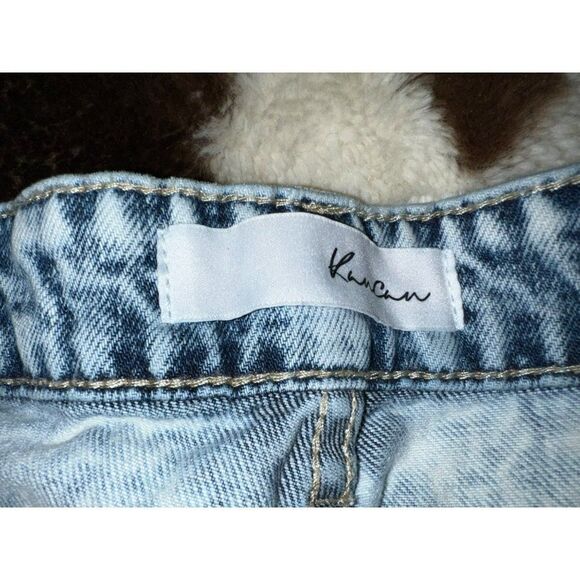 Kancan Light Acid Washed Jean Shorts (L) - Picture 5 of 5
